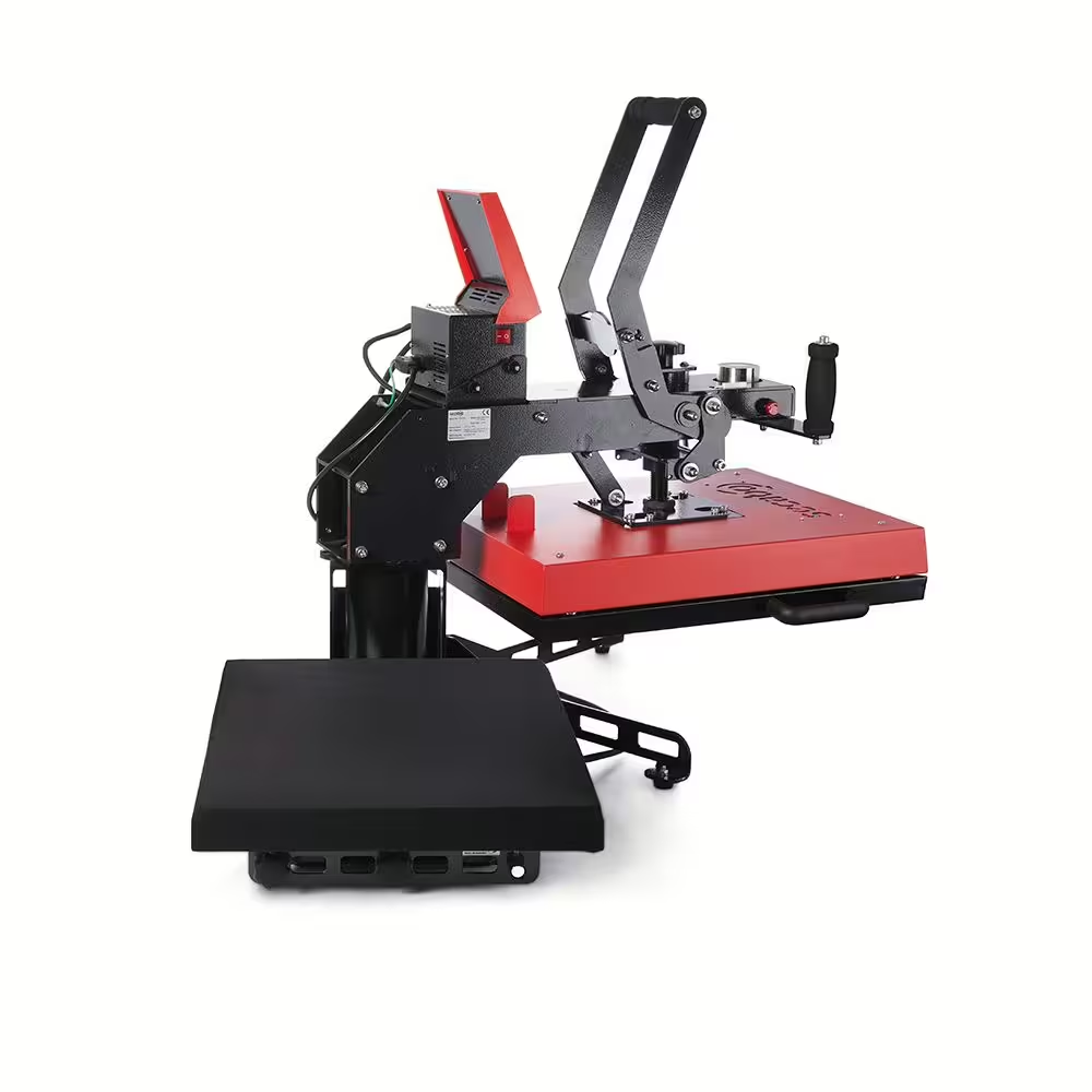 TS7 SMART z Bluetooth - energooszczędna prasa termotransferowa z opcją wymiany płyt, otwierana na bok - swing [40 x 50 cm]