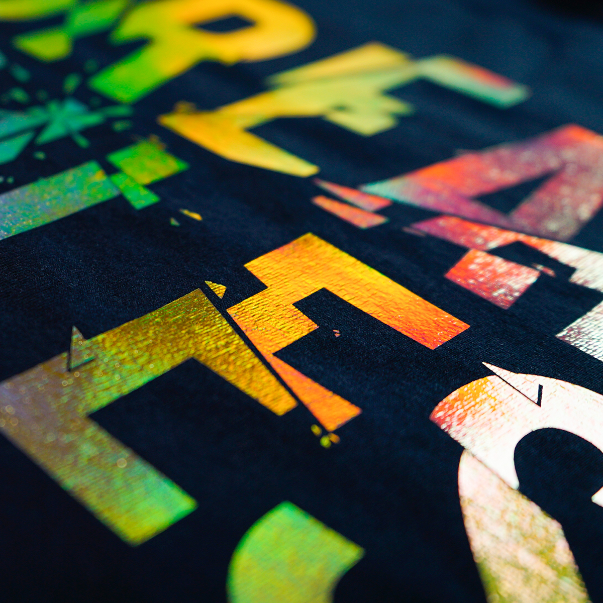 Folia DTF pod złocenia foliami Hot Stamping