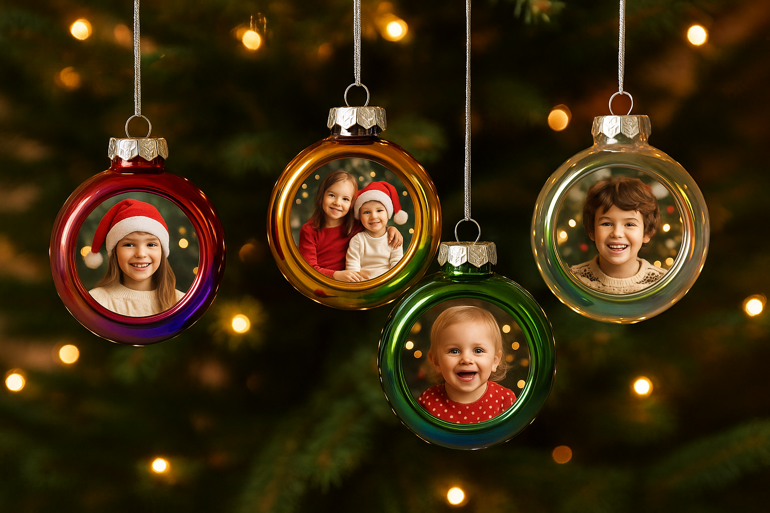 Christmas bauble for sublimation - semi-transparent