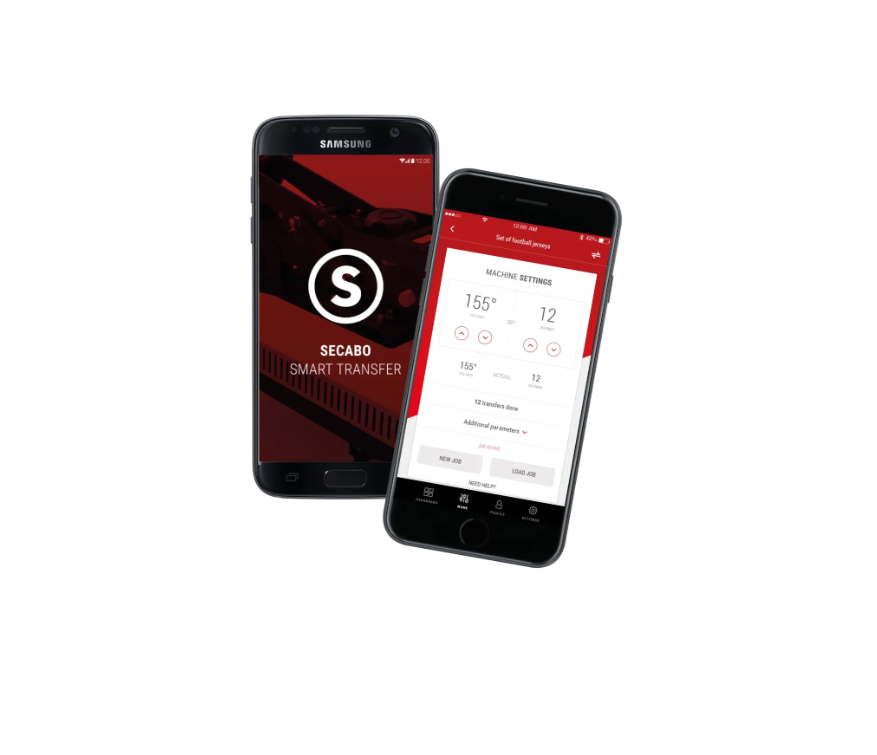 TC5 SMART Secabo z Bluetooth  - prasa termotransferowa do powierzchni płaskich