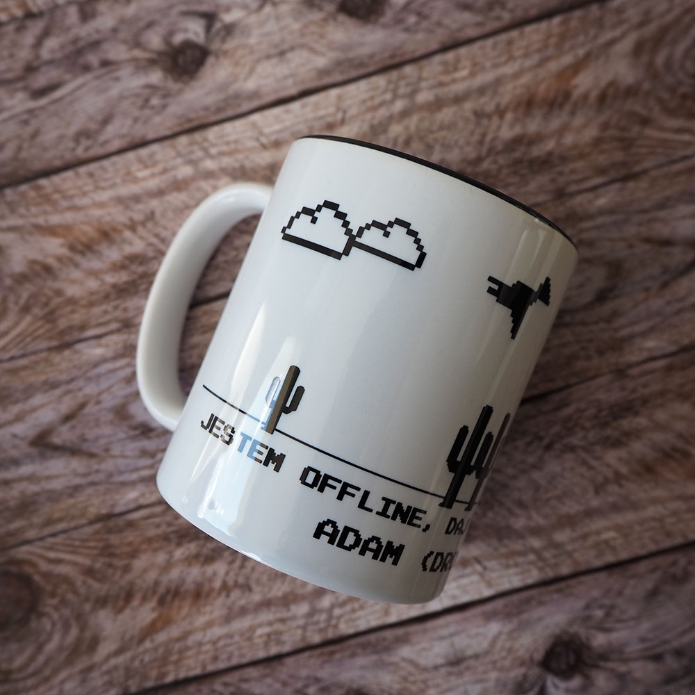 Inside color outside white sublimation mug - 72 pcs