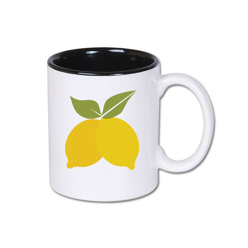 Inside color outside white sublimation mug - 72 pcs