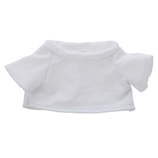 Teddy hippo with a white T-shirt for sublimation