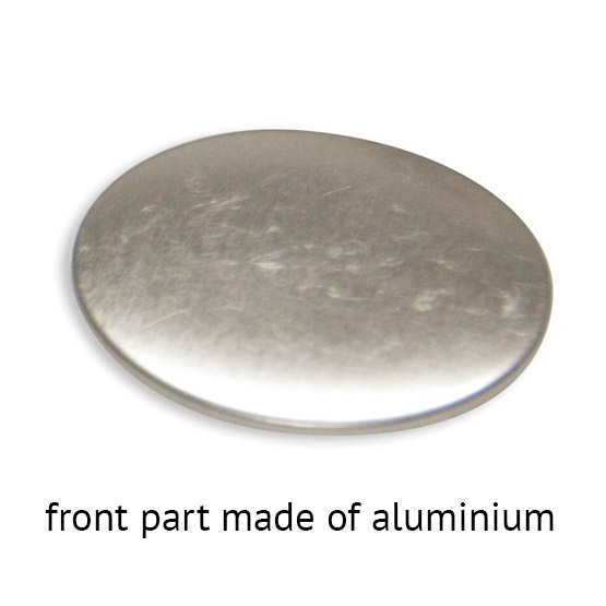 Elements for making pin badges with safety pins