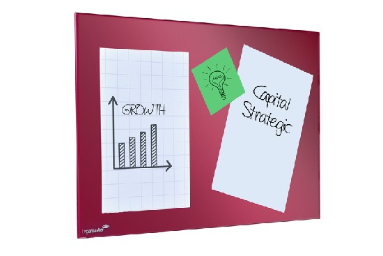 Magic Chart fully gridded - self-adhesive flipchart, not dry-wipe film with marker