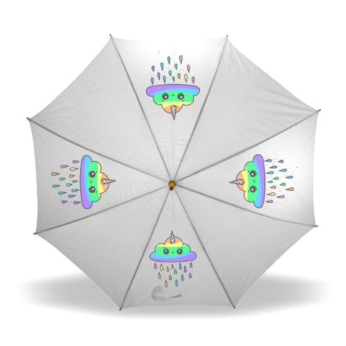 Parasol do sublimacji z drewnianą rączką