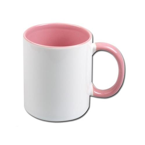 Inside and handle color sublimation mug