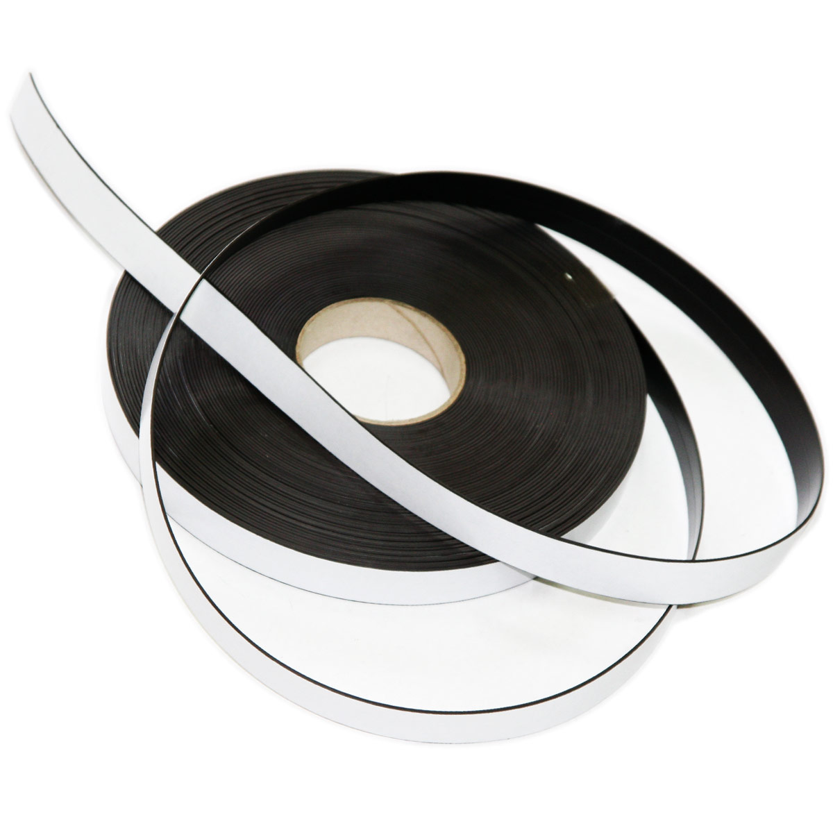 Self-adhesive magnetic tape