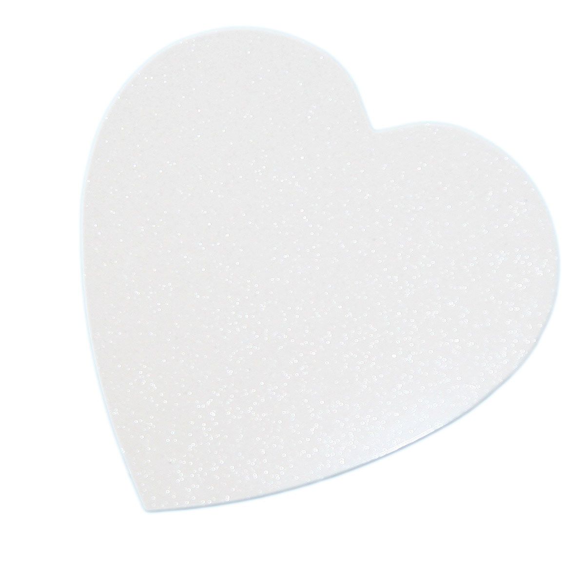 Fridge magnet for sublimation - heart - 25 pieces