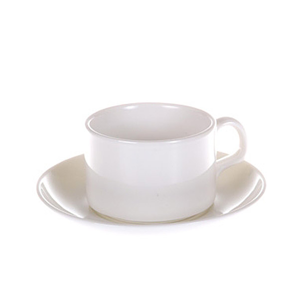 Cup with saucer for sublimation