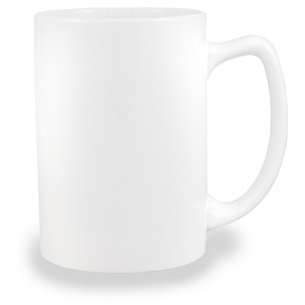 Big mug with a pointed handle for dad