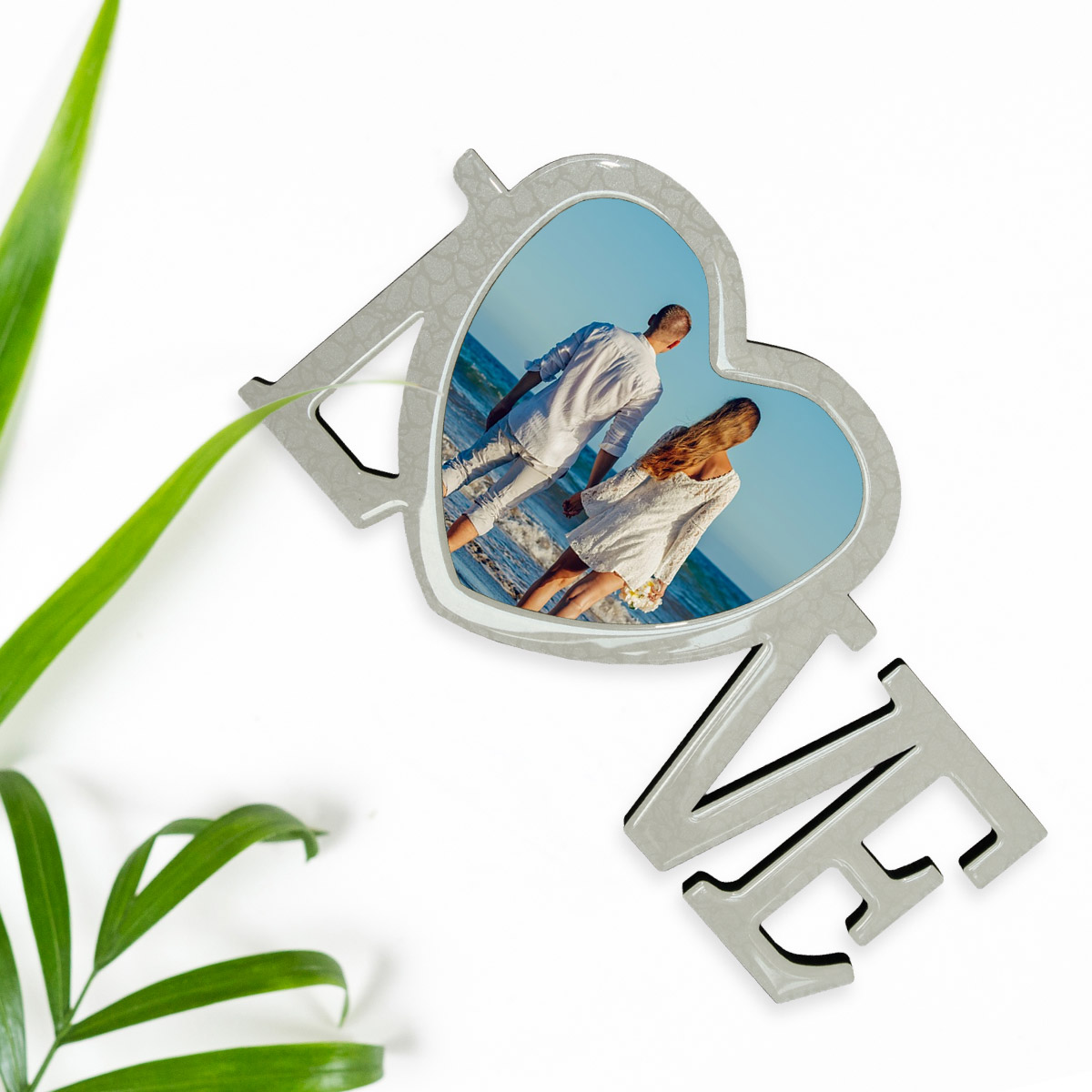 "Love - Heart" MDF photo frame for sublimation