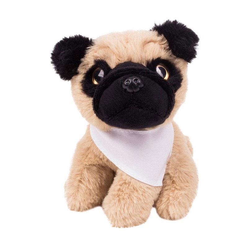Teddy dog with a white scarf for sublimation