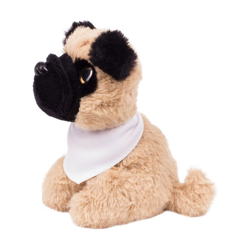 Teddy dog with a white scarf for sublimation