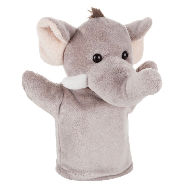 Elephant hand puppet suitable for printing