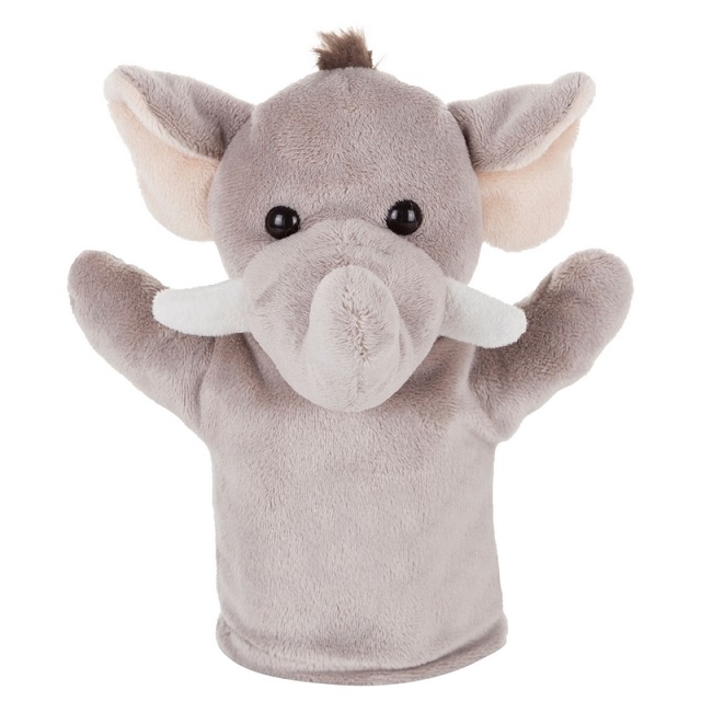 Elephant hand puppet suitable for printing