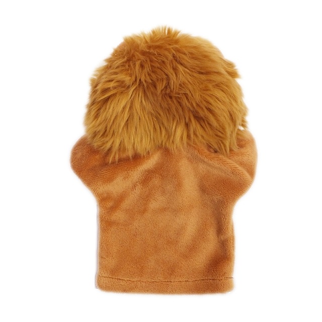 Lion hand puppet suitable for printing
