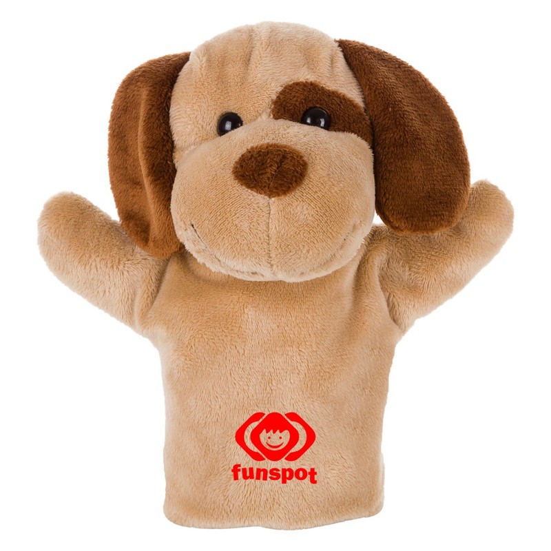 Dog hand puppet suitable for printing