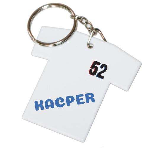 T-shirt key chain for sublimation overprint - 25 pieces