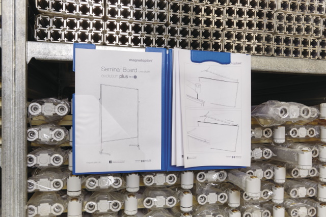 Magnetic side-open clipboard