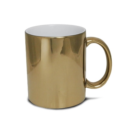 Glossy metallic sublimation mug