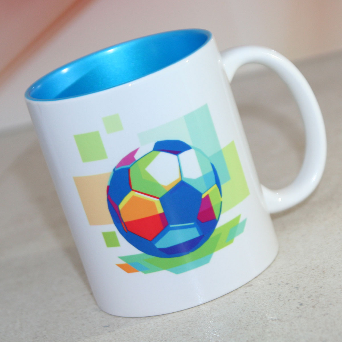 Pearlized Inside color sublimation mug