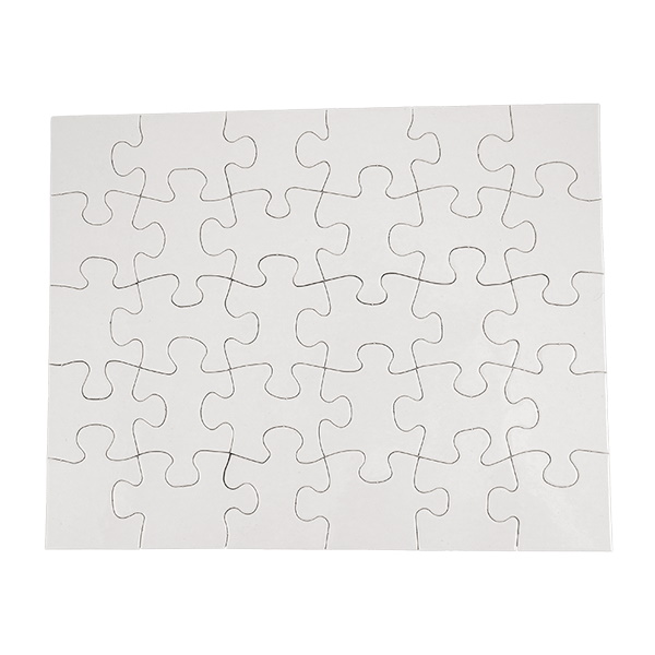 Puzzle for sublimation 24 elements - 20 sztuk