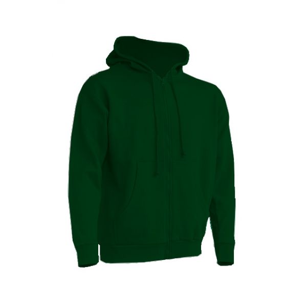 Men’s sweatshirt with zip for printing