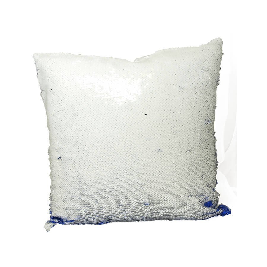 Cushion cover with two-color thermo sequins for sublimation