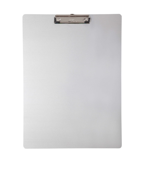 Aluminium clipboard