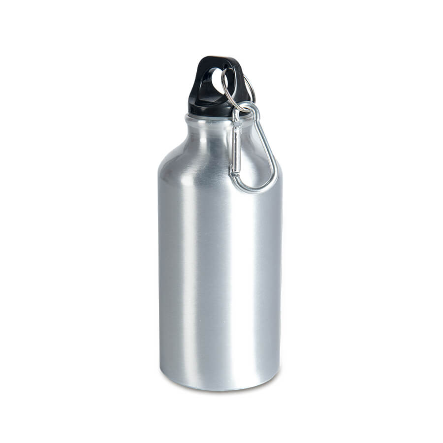 Metal bottle with carabinier for sublimation