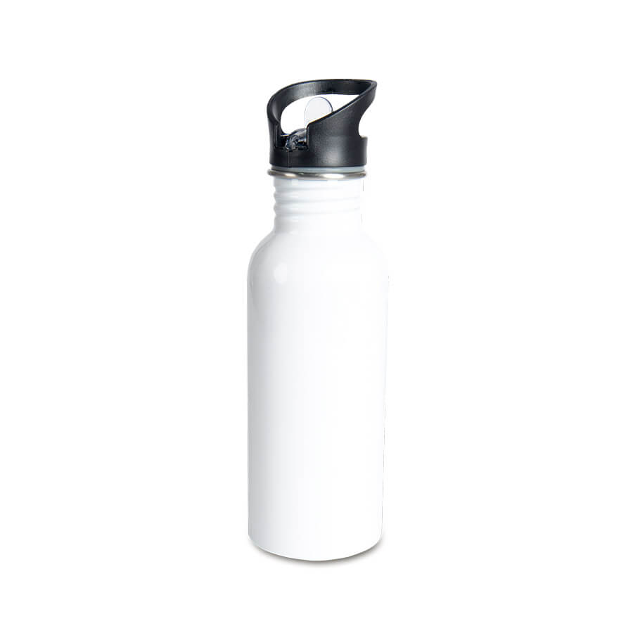 Metal bottle with mouthpiece for sublimation