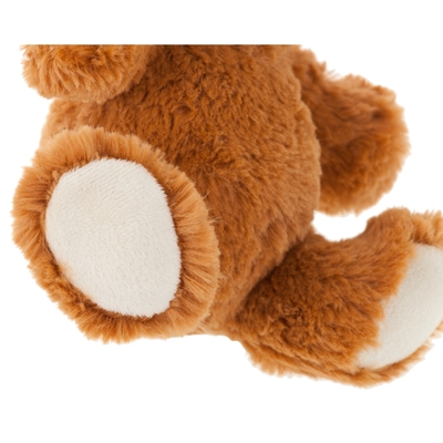 Brown teddy bear with Santa suit