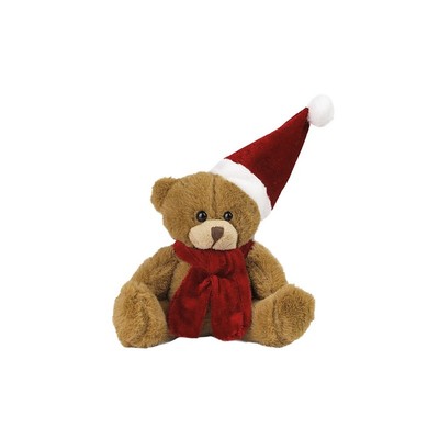 Brown Christmas teddy bear