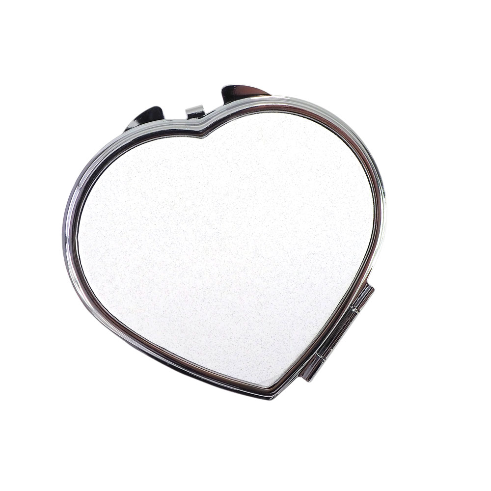 Metal mirror for sublimation - heart