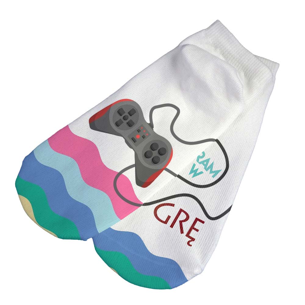 Short socks for allover sublimation (size 43 - 46)