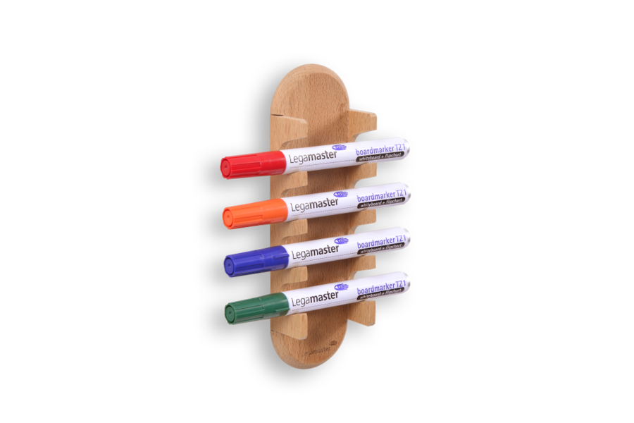 WOODEN whiteboard marker holder magnetic