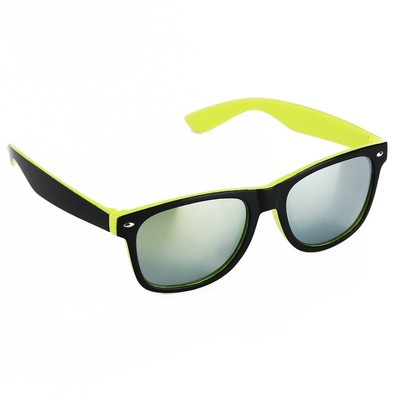 Two colour Sunglasses with UV400 protection Colour black and yellow