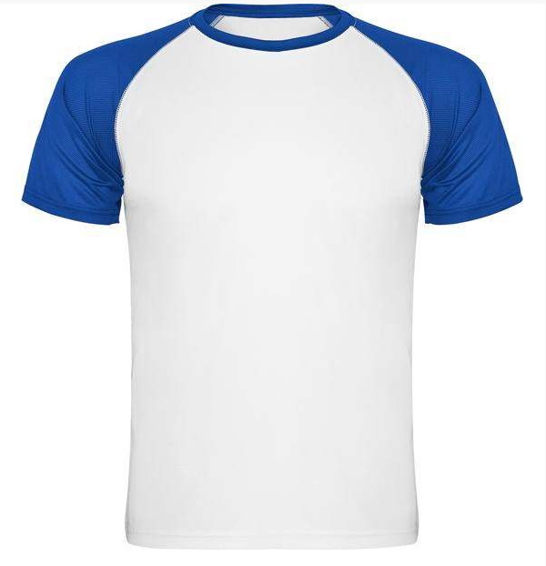 Sublimation T-shirt with colour sleeves