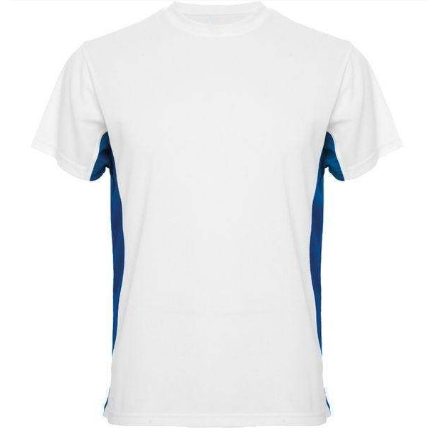 Sublimation T-shirt with colour side panels