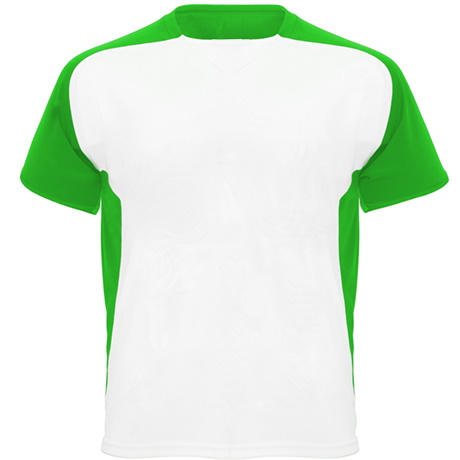 Sublimation T shirt with colour side panels and sleeves Basic