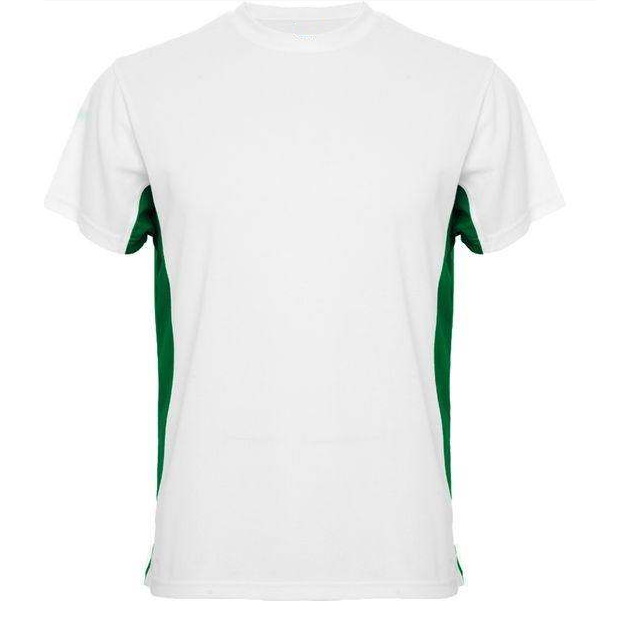 Sublimation T-shirt with colour side panels