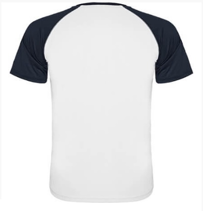 Sublimation T-shirt with colour sleeves