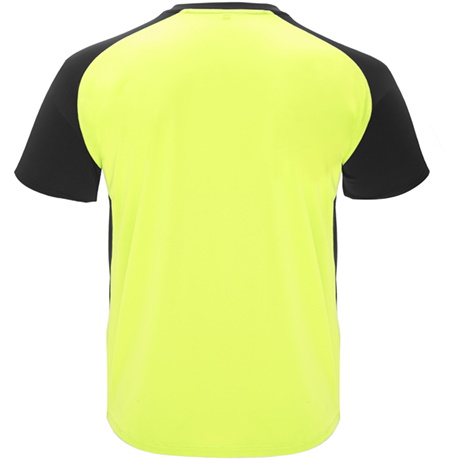 Sublimation T-shirt with colour side panels and sleeves