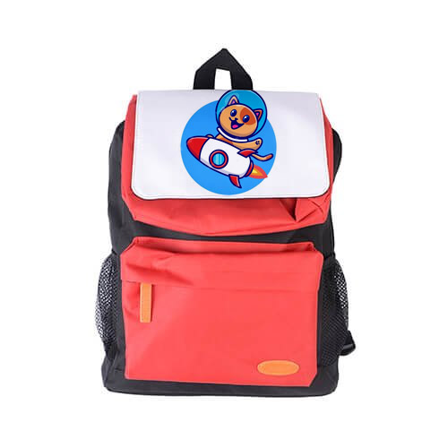 Backpack with white area for sublimation