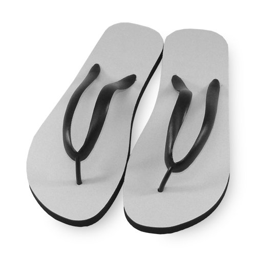 Flip-flops for sublimation - black
