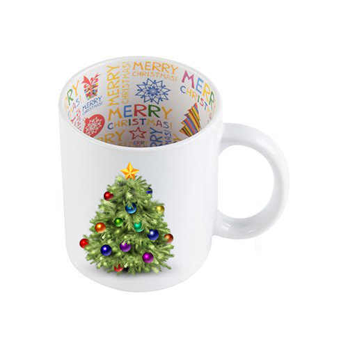 Merry Christmas mug for sublimation overprint