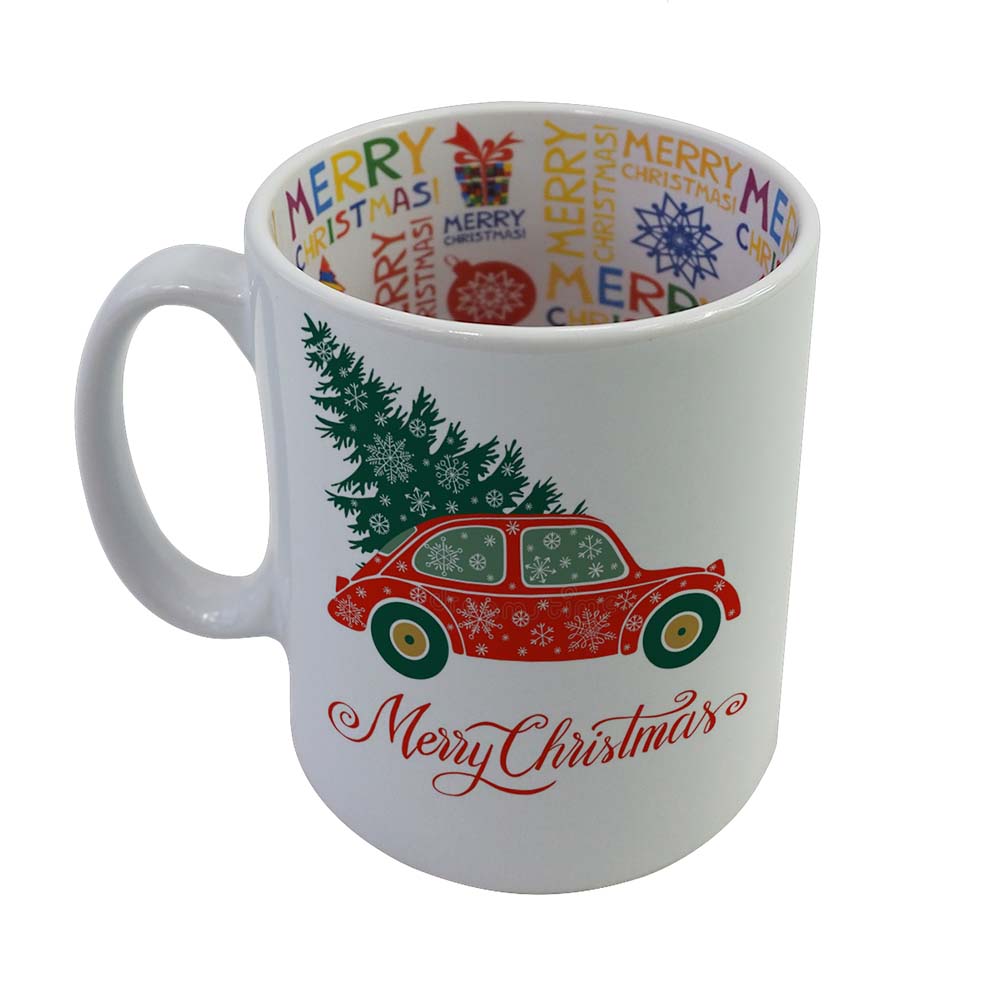Merry Christmas mug for sublimation overprint