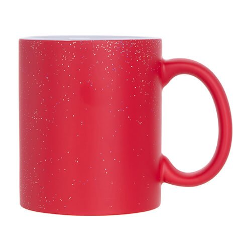 Glitter color changing sublimation mug