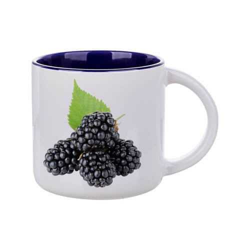 Inside color outside white sublimation mug - 400 ml